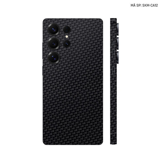 Dán Skin Samsung Galaxy S24 Series Vân Carbon Pattern Air | SKM-CA12