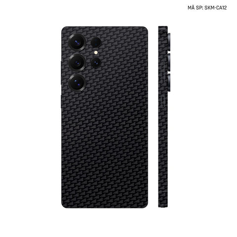 Dán Skin Samsung Galaxy S24 Series Vân Carbon Pattern Air | SKM-CA12