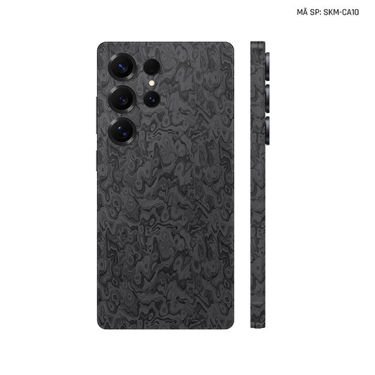 Dán Skin Samsung Galaxy S24 Series Vân Carbon Pattern | SKM-CA10