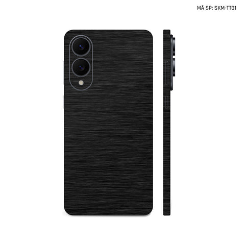 Dán Skin Samsung Galaxy S25 Series Vân Xước Titan Đen | SKM-TT01
