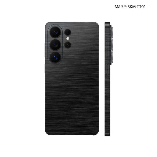 Dán Skin Samsung Galaxy S26 Ultra Vân Xước Titan Đen | SKM-TT01