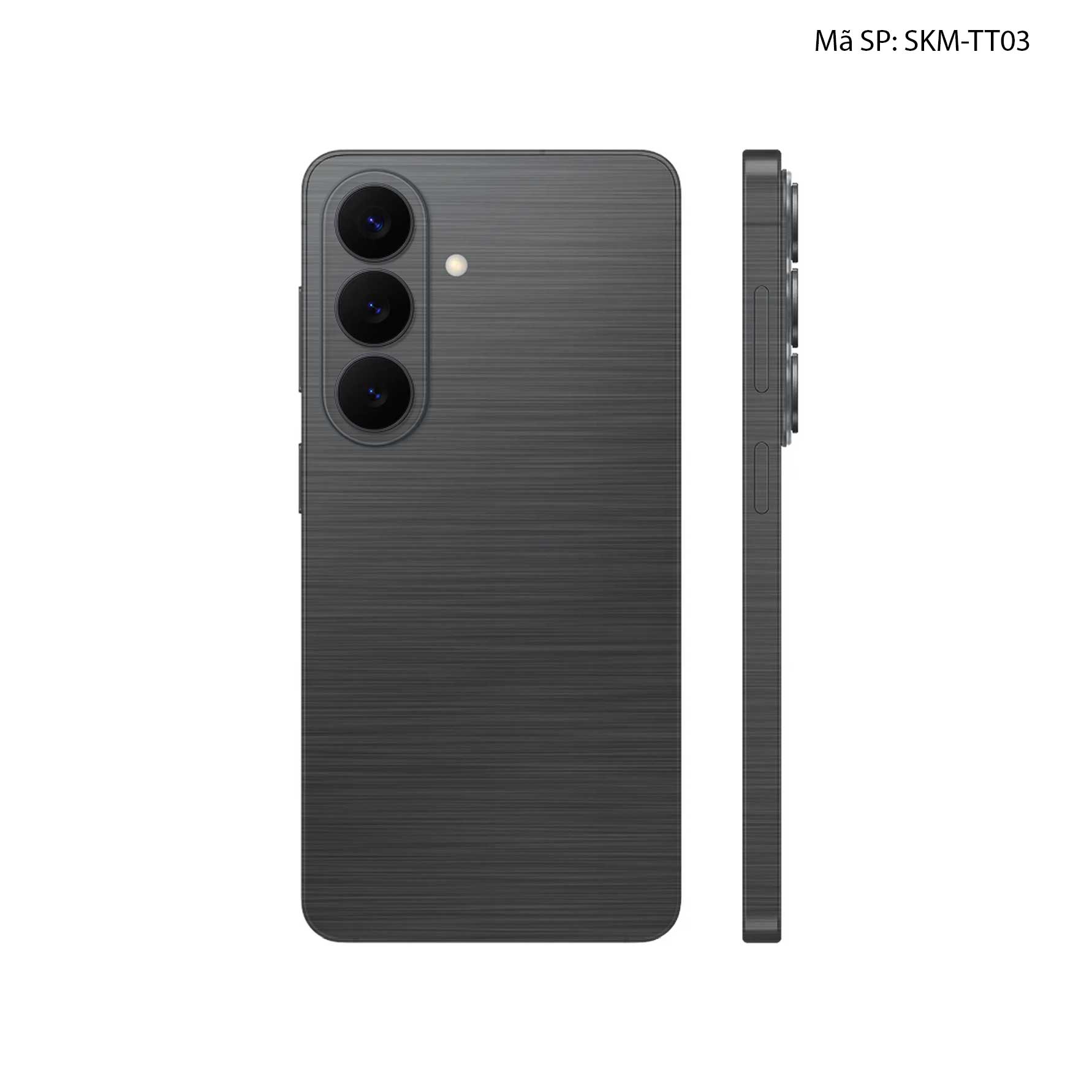 Dán Skin Samsung Galaxy S26 PlusVân Xước Titan Đen Xám | SKM-TT03
