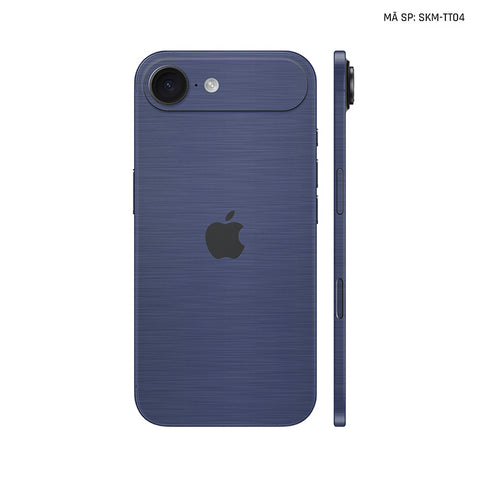 Dán Skin Iphone 17 | Air | Pro | Pro Max Vân Xước Titan Xanh | SKM-TT04