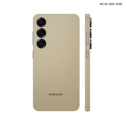 Dán Skin Samsung Galaxy S25 Series Đổi Màu Vàng Đồng | SKM-MT05