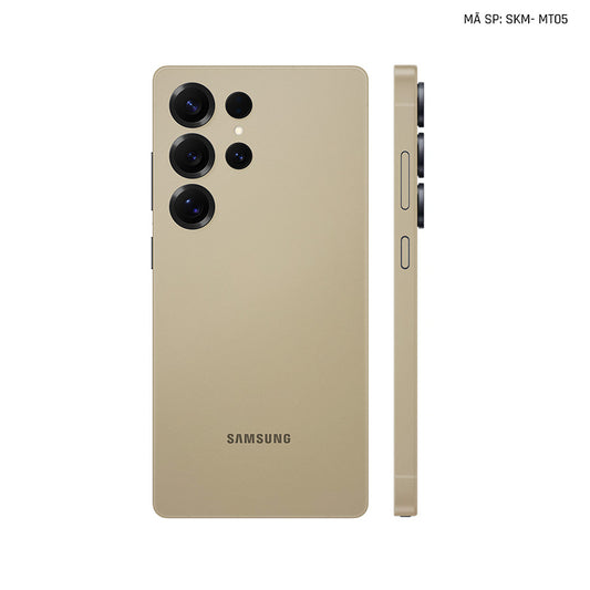 Dán Skin Samsung Galaxy S25 Series Đổi Màu Vàng Đồng | SKM-MT05