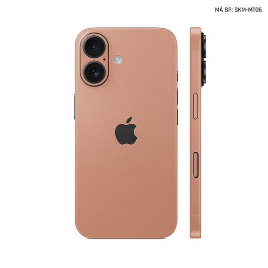 Dán Skin Iphone 17 | Air | Pro | Pro Max Đổi Màu Vàng Hồng | SKM-MT06