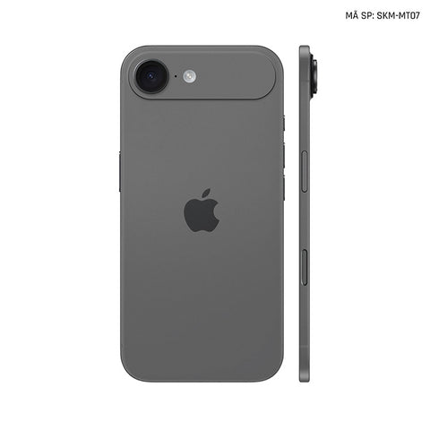 Dán Skin Iphone 17 | Air | Pro | Pro Max Đổi Màu Xám Metallic | SKM-MT07