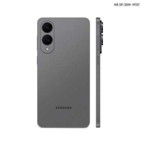 Dán Skin Samsung Galaxy S25 Series Đổi Màu Xám Metallic | SKM-MT07