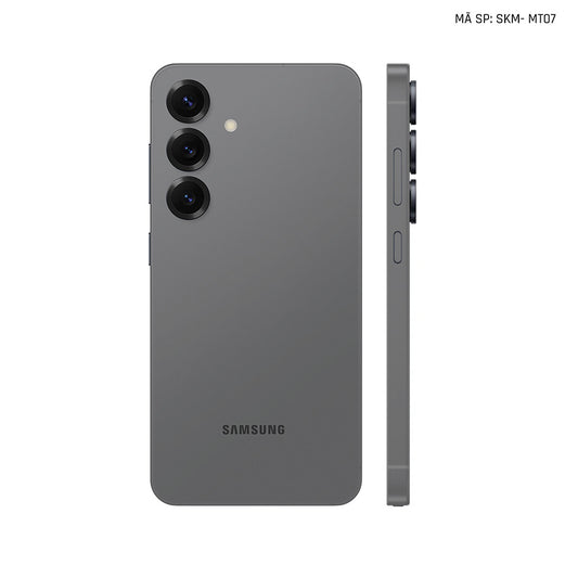Dán Skin Samsung Galaxy S24 Series Đổi Màu Xám Metallic | SKM-MT07