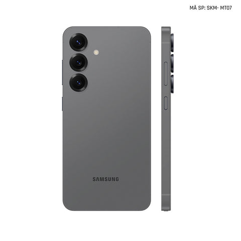 Dán Skin Samsung Galaxy S24 Series Đổi Màu Xám Metallic | SKM-MT07