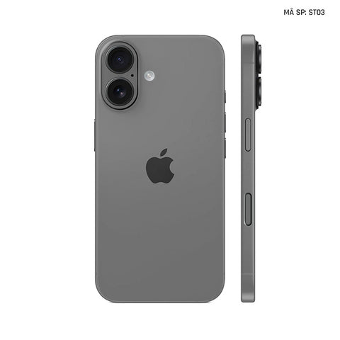 Dán Skin Iphone 17 | Air | Pro | Pro Max Đổi Màu Xám | ST03