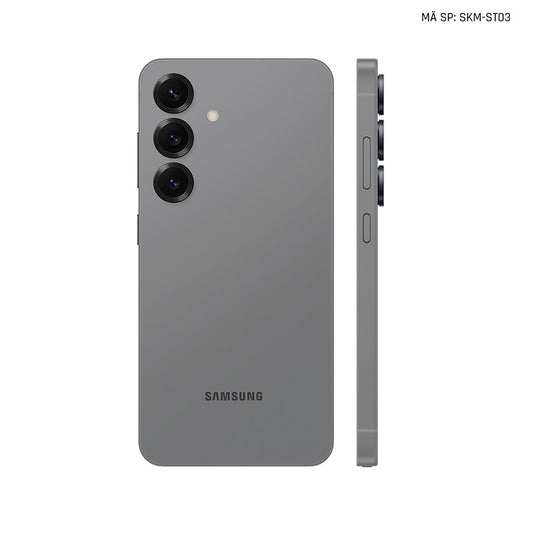 Dán Skin Samsung Galaxy S24 Series Màu Xám Chuyển Sắc Vinyl | VN24