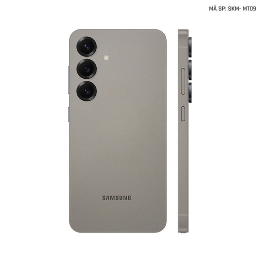 Dán Skin Samsung Galaxy S24 Series Đổi Màu Titanium | SKM-MT09