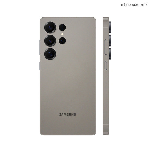 Dán Skin Samsung Galaxy S24 Series Đổi Màu Titanium | SKM-MT09
