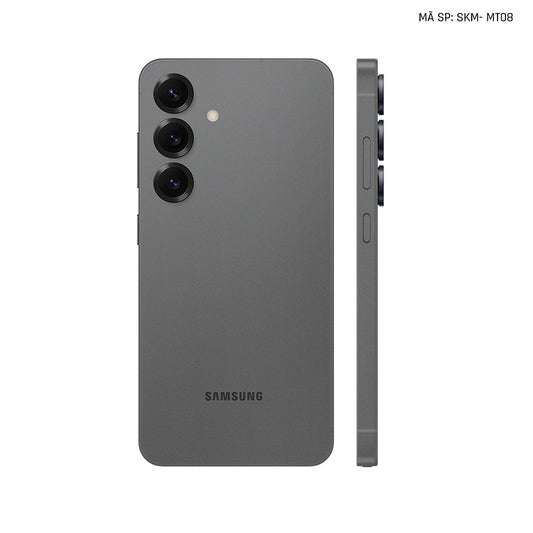 Dán Skin Samsung Galaxy S25 Series Màu Xám Xi | SKM-MT08