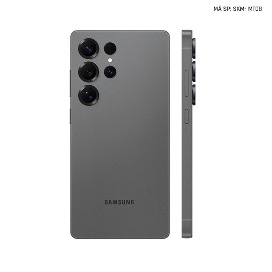 Dán Skin Samsung Galaxy S25 Series Màu Xám Xi | SKM-MT08