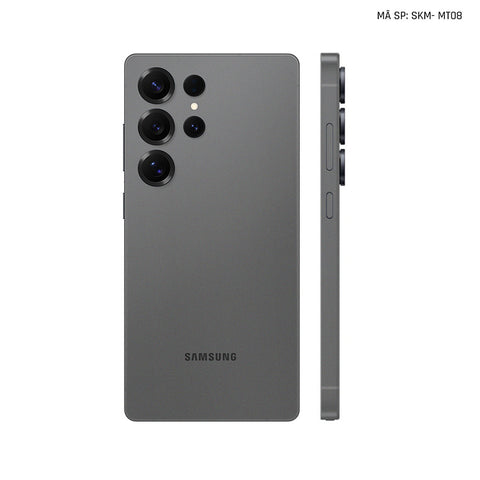 Dán Skin Samsung Galaxy S25 Series Màu Xám Xi | SKM-MT08