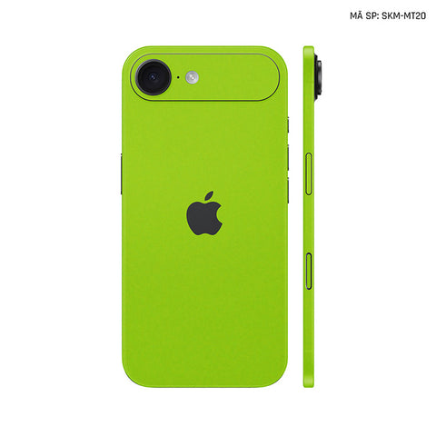 Dán Skin Iphone 17 | Air | Pro | Pro Max Đổi Màu Xanh Cốm | SKM-MT20