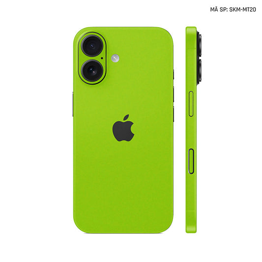 Dán Skin Iphone 17 | Air | Pro | Pro Max Đổi Màu Xanh Cốm | SKM-MT20