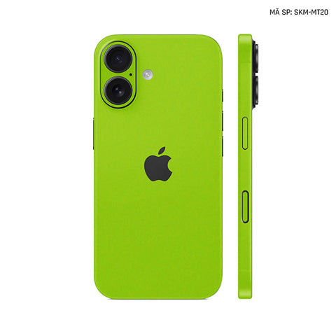 Dán Skin Iphone 17 | Air | Pro | Pro Max Đổi Màu Xanh Cốm | SKM-MT20