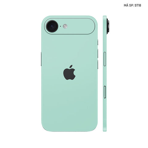 Dán Skin Iphone 17 | Air | Pro | Pro Max Đổi Màu Xanh Mint | VN18