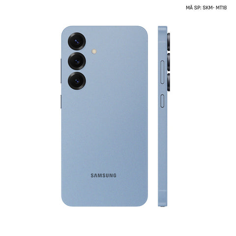 Dán Skin Samsung Galaxy S25 Series Màu Xanh Sierra Blue | SKM-MT18