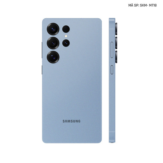 Dán Skin Samsung Galaxy S25 Series Màu Xanh Sierra Blue | SKM-MT18