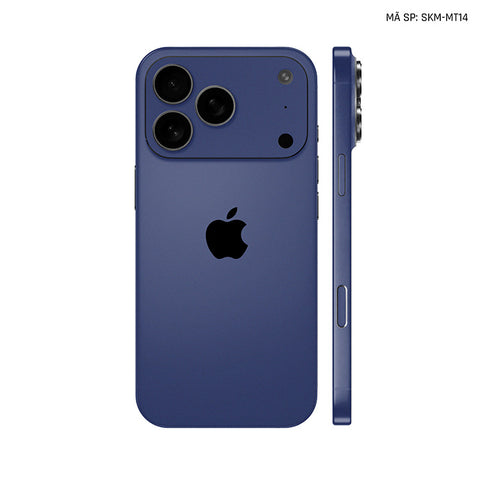 Dán Skin Iphone 17 | Air | Pro | Pro Max Đổi Màu Xanh Navy | SKM-MT14