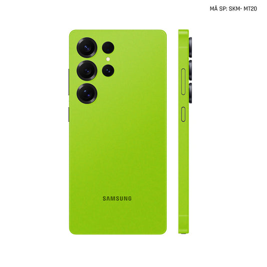 Dán Skin Samsung Galaxy S25 Series Đổi Màu Xanh Nõn | SKM-MT20