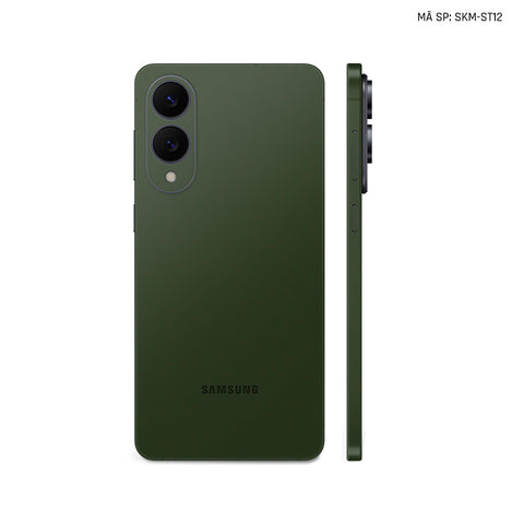 Dán Skin Samsung Galaxy S25 Series Màu Xanh Quận Đội | SKM-ST12