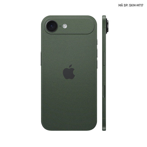 Dán Skin Iphone 17 | Air | Pro | Pro Max Đổi Màu Xanh Rêu | SKM-MT17