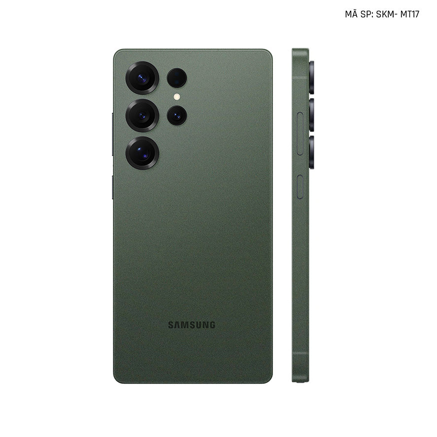 Dán Skin Samsung Galaxy S25 Series Màu Xanh Rêu | SKM-MT17