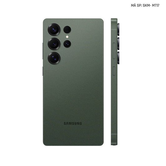 Dán Skin Samsung Galaxy S25 Series Màu Xanh Rêu | SKM-MT17