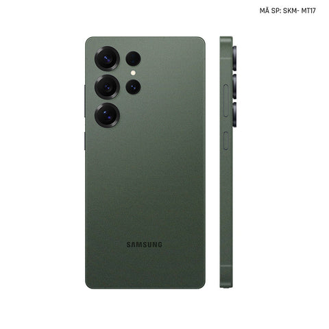 Dán Skin Samsung Galaxy S25 Series Màu Xanh Rêu | SKM-MT17