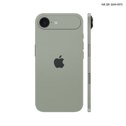 Dán Skin Iphone 17 | Air | Pro | Pro Max Đổi Màu Xanh Rêu Xám | SKM-MT11