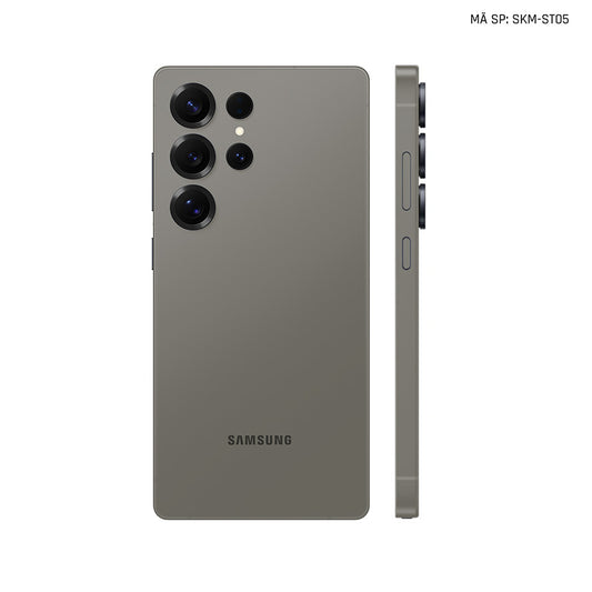 Dán Skin Samsung Galaxy S25 Series Đổi Màu Titan Xám | SKM-ST05