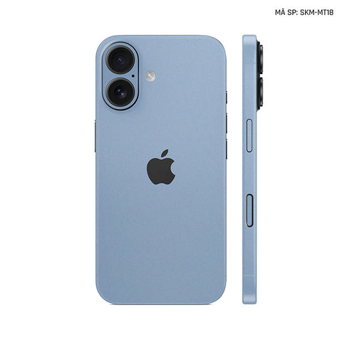 Dán Skin Iphone 17 | Air | Pro | Pro Max Đổi Màu Xanh Sierra Blue | SKM-MT18