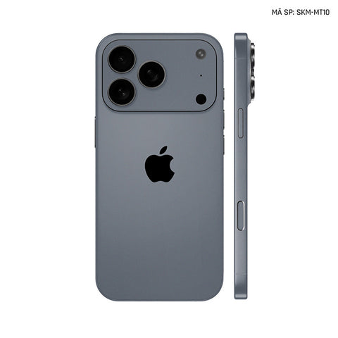 Dán Skin Iphone 17 | Air | Pro | Pro Max Đổi Màu Xanh Xám | SKM-MT10