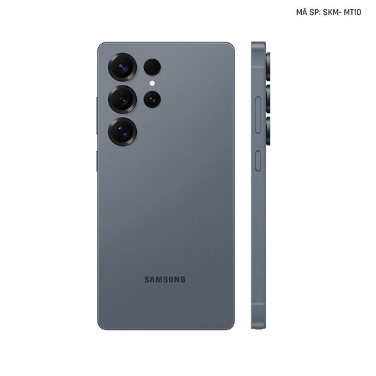 Dán Skin Samsung Galaxy S25 Series Đổi Màu Xanh Xám | SKM-MT10