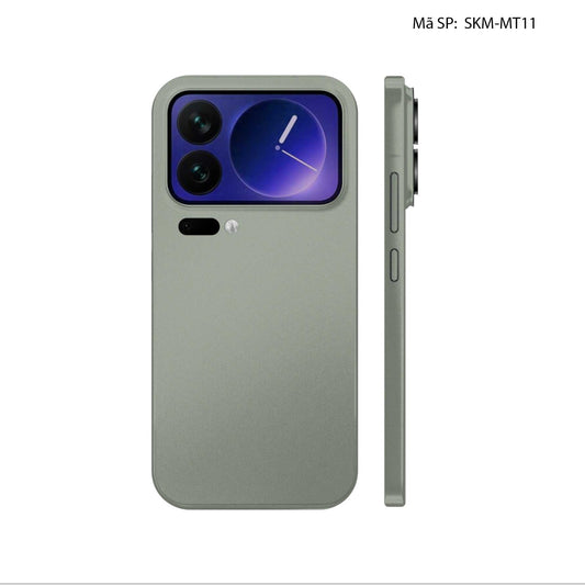 Dán Skin Xiaomi 17 Series Đổi Màu Xanh Rêu Xám | SKM-MT11