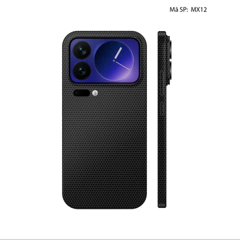 Dán Skin Xiaomi 17 | Pro | Pro Max Vân Matrix Black MX12