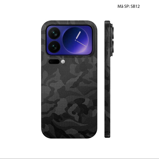 Dán Skin Xiaomi 17 | Pro | Pro Max Vân Camo Đen SB12