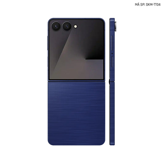 Dán Skin Galaxy Z Flip 7 Vân Titan Xước Xanh | TT04