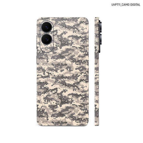 Dán Skin Samsung Galaxy S25 Series Vân Nổi Camo Digital Xa Mạc| UVPT11