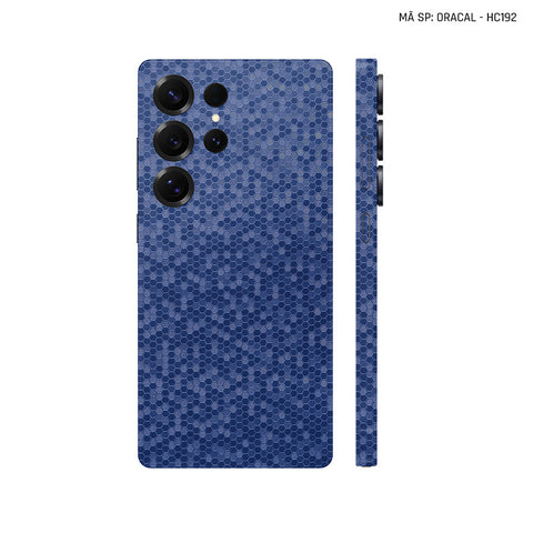 Dán Skin Samsung Galaxy S24 Series Vân Tổ Ong Xanh | HC192