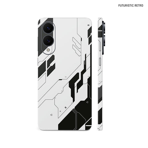 Dán Skin Samsung Galaxy S25 Series Chủ Đề Futuristic Retro