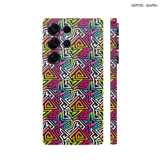 Dán Skin Samsung Galaxy S25 Series Vân Nổi Graffiti 01 | UVPT20