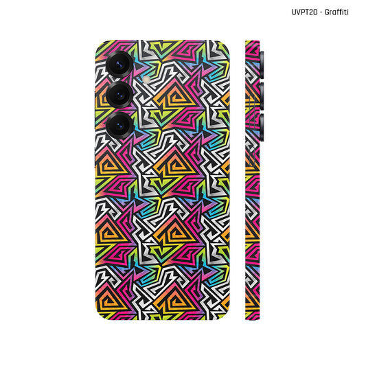 Dán Skin Samsung Galaxy S25 Series Vân Nổi Graffiti 01 | UVPT20