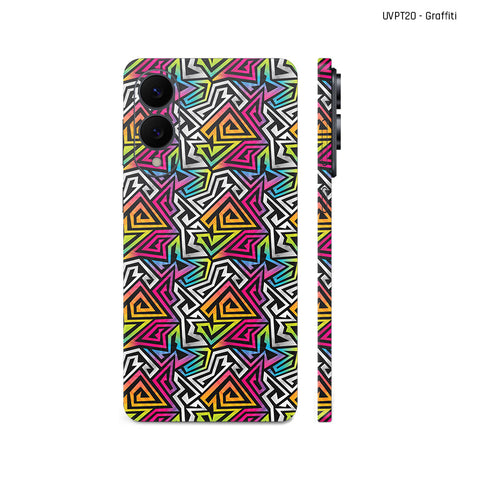 Dán Skin Samsung Galaxy S25 Series Vân Nổi Graffiti 01 | UVPT20