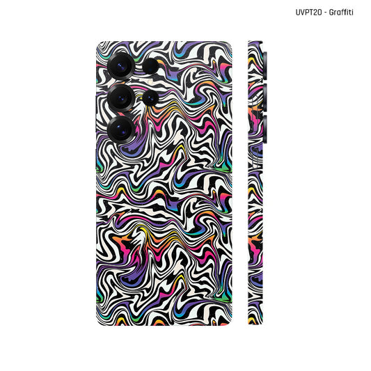 Dán Skin Samsung Galaxy S25 Series Vân Nổi Graffiti 02 | UVPT20